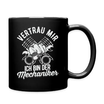 mechanic - Full Colour Mug - black - Right