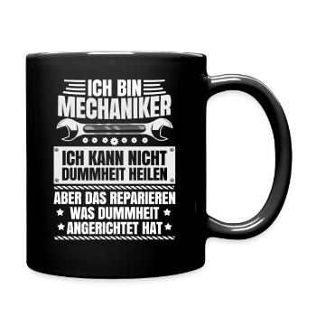Mechanics gift for car screwdriver mechatronics engineer - Full Colour Mug - black - Right