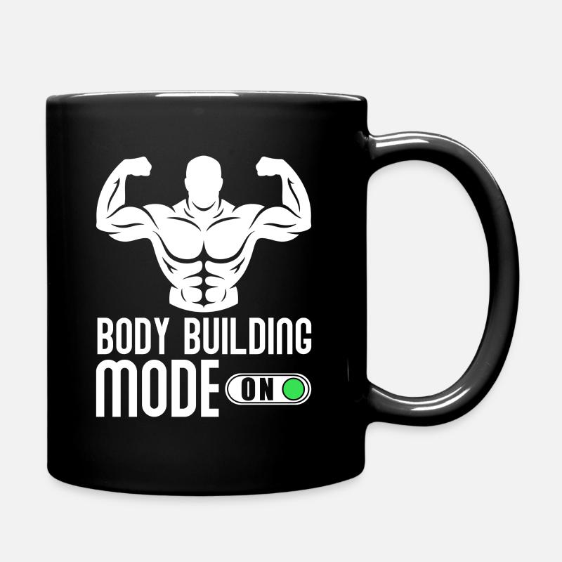 Bodybuilder Body building - Full Colour Mug - black