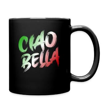 Sardinien Sardegna Italien Urlaub Geschenk - Tasse einfarbig - Schwarz - Rechts