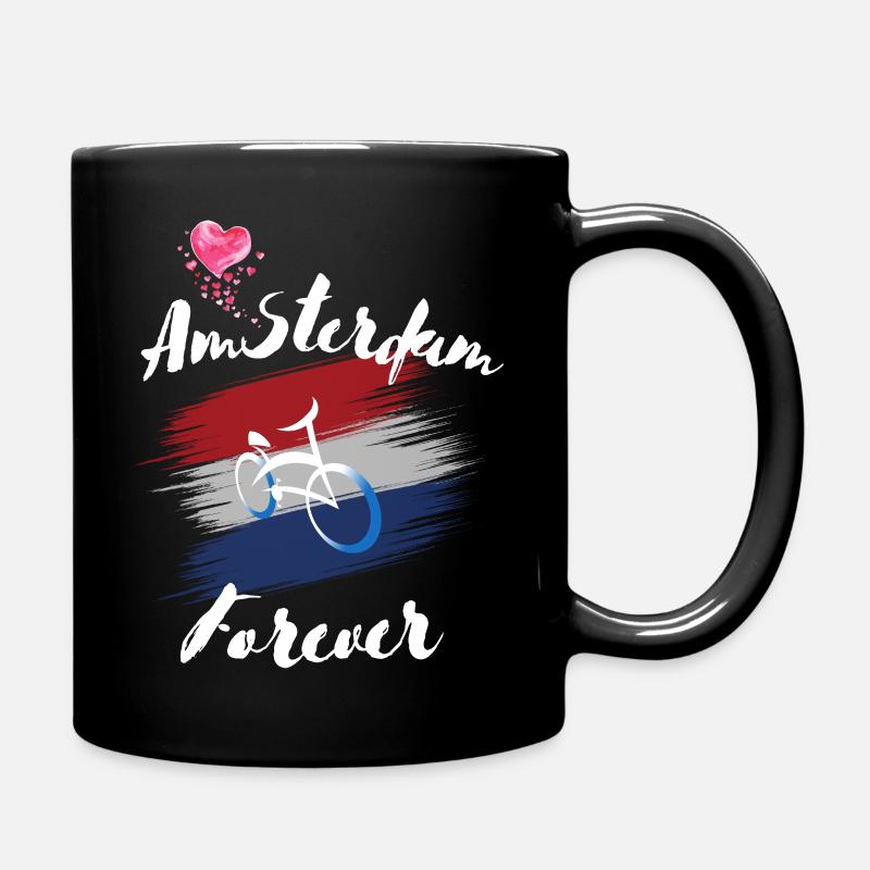 Amsterdam Forever - Mug uni - noir