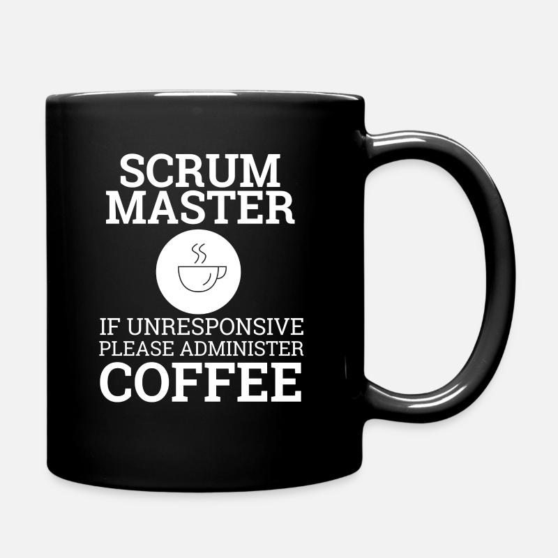 "Scrum Master" | Scrum Master - Tasse einfarbig - Schwarz