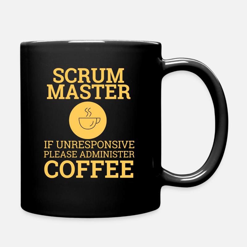 "Scrum Master" | Scrum Master - Tasse einfarbig - Schwarz
