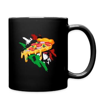 Italie Pizza Venise Cadeau pour l’Italien Rome - Mug uni - noir - Droite