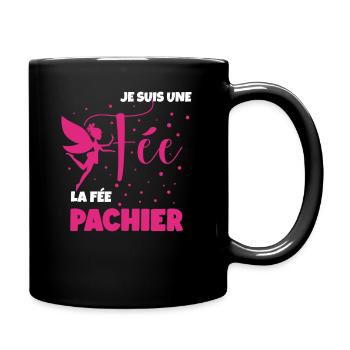 Je suis Une fée la fée PasChier - Mug uni - noir - Droite