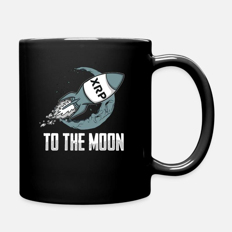 XRP Zum Mond XRP Ripple Crypto Cryptocurrency - Tasse einfarbig - Schwarz