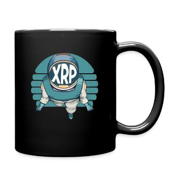 XRP Astronauter Ripple Crypto Cryptocurcy - Tasse einfarbig - Schwarz - Rechts