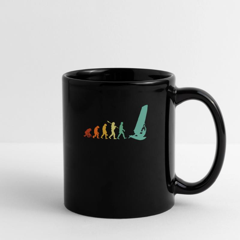 windsurfing evolution, windsurfing Full Colour Mug