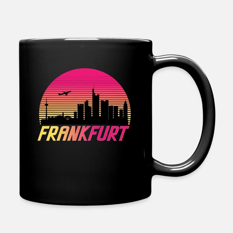 Frankfurt - Tasse einfarbig - Schwarz