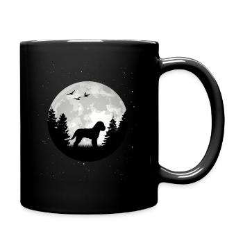 Lagotto Romagnolo Moon Lagotti Truffle Search Dog - Full Colour Mug - black - Right