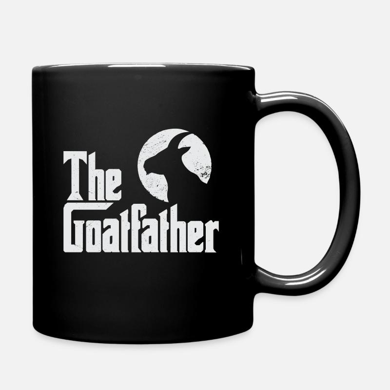 Die Ziege - Tasse einfarbig - Schwarz