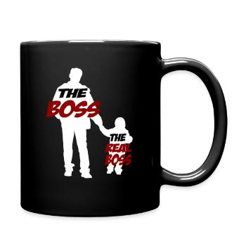 Papa Drôle de sort Adage Père Cadeau - Mug uni - noir - Droite