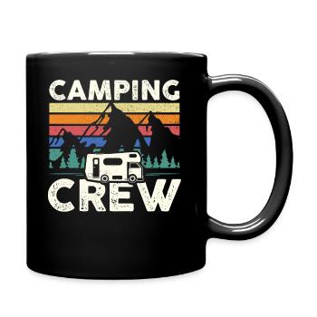 Camping Crew Stealth Campers Campervans - Full Colour Mug - black - Right