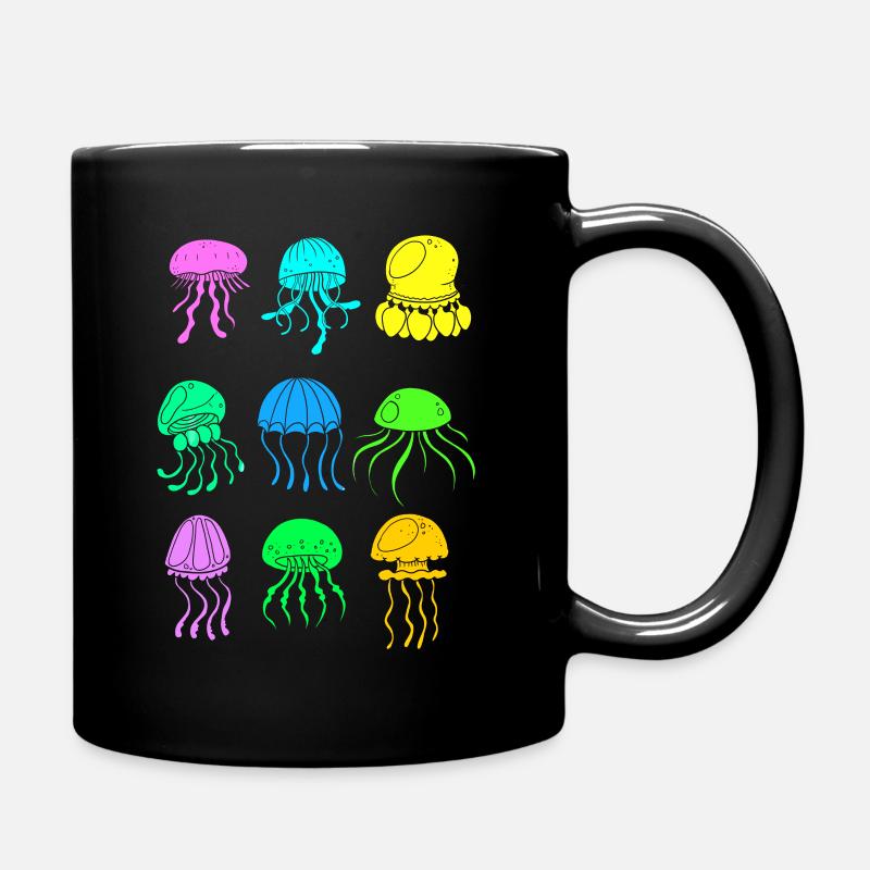 Méduses espèces méduses méduses - Mug uni - noir