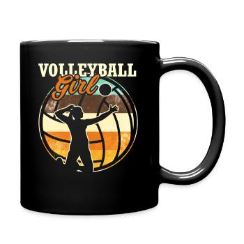 Volleyball Girls - Full Colour Mug - black - Right