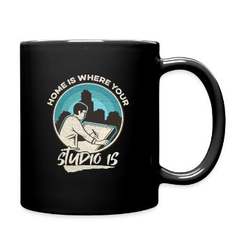Architecture Nerd Saying for an Architect - Full Colour Mug - black - Right