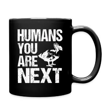 Dodo Gift Bird Ancient Fossil Archaeology Geek - Full Colour Mug - black - Right