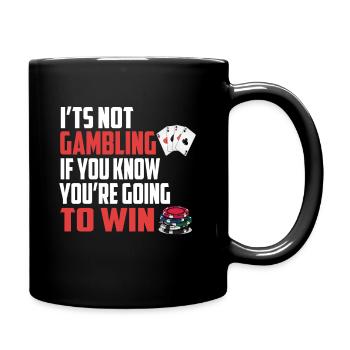 Poker Poker Poker Cartes Jeu Cartes - Mug uni - noir - Droite