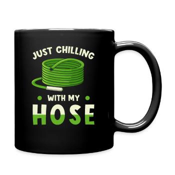 Garten Gärtner Spruch lustig - Tasse einfarbig - Schwarz - Rechts