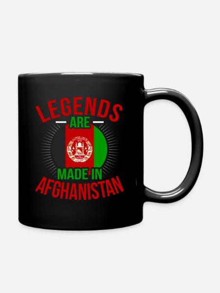 Afghanistan Asia Gift Idea - Full Colour Mug - black