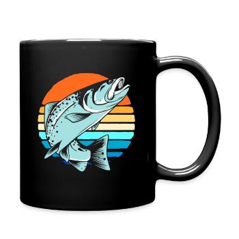 Fishing Fishing - Full Colour Mug - black - Right