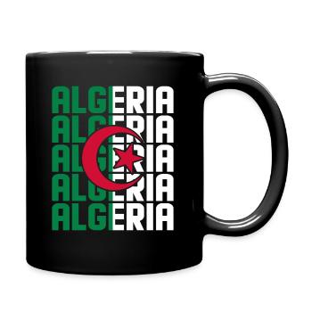 Algerien - Tasse einfarbig - Schwarz - Rechts