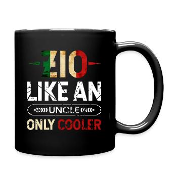 Zio like an uncle only cooler - Full Colour Mug - black - Right