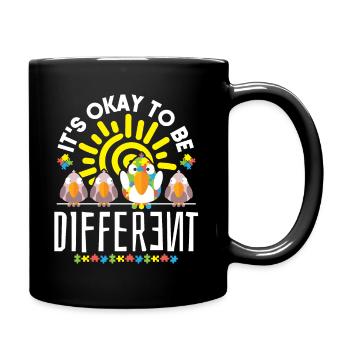 Autism Awareness - Full Colour Mug - black - Right