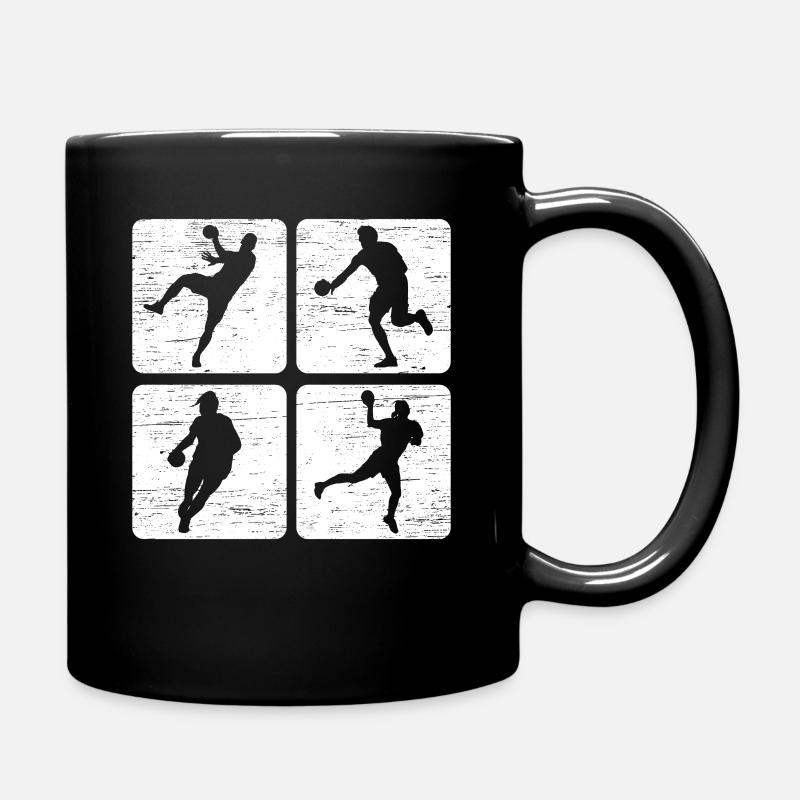 Handball Handball - Tasse einfarbig - Schwarz