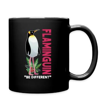 Flaminguin Sois Anders Be Different Cadeau - Mug uni - noir - Droite