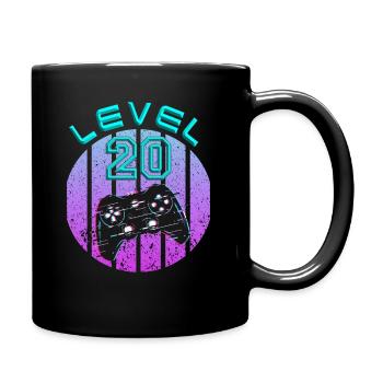 20 Thin Birthday Gift - Full Colour Mug - black - Right