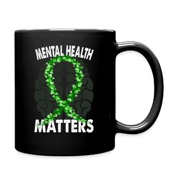 Mental Health Matters Santé mentale Psyché - Mug uni - noir - Droite