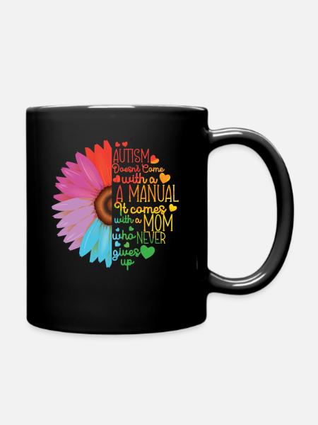 Autismus Bewusstsein - Tasse einfarbig - Schwarz