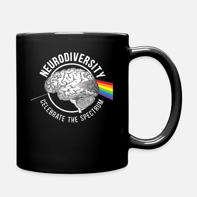 Neurodiversität feiern das Spektrum ADHS ASD - Tasse einfarbig - Schwarz