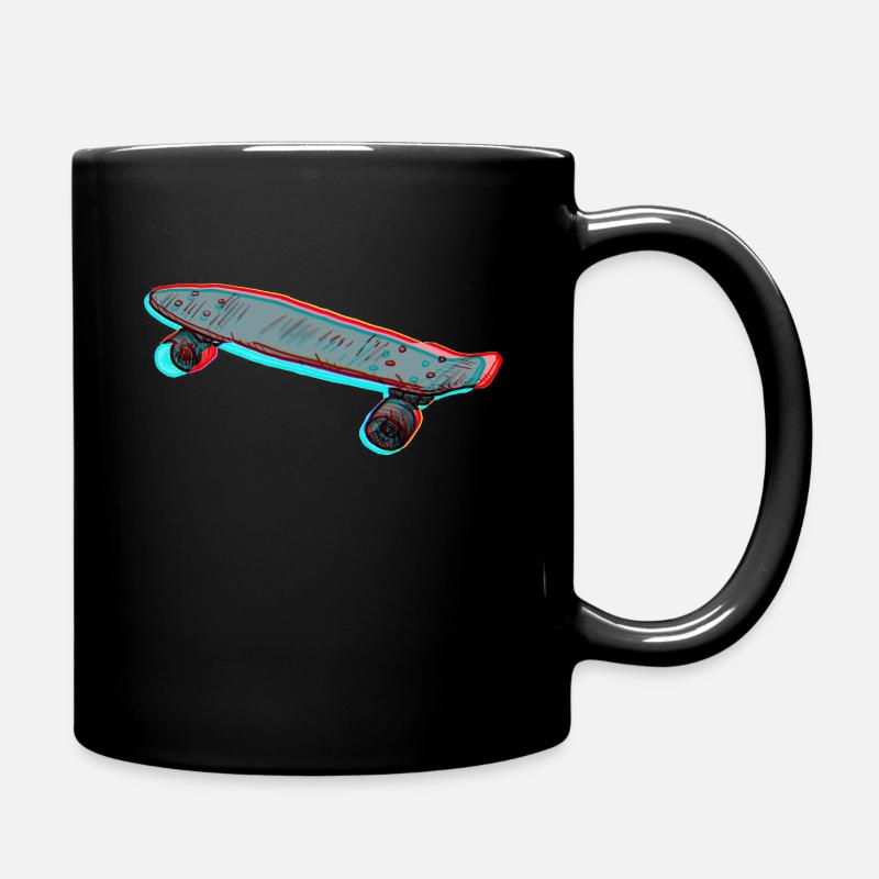 Skateboard - Tasse einfarbig - Schwarz