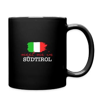 Tyrol du Sud Italie Tiroler Winterurlaub Berge - Mug uni - noir - Droite