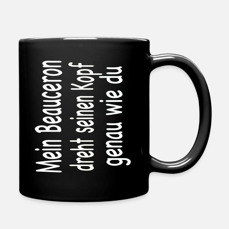 Beauceron - Beauceron Hund - Tasse einfarbig - Schwarz