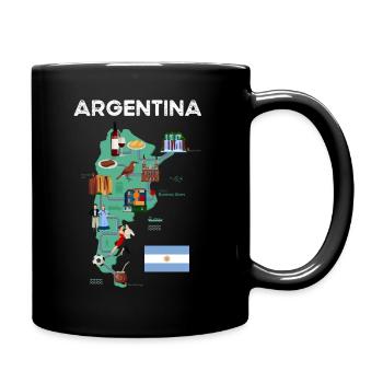 Argentina - Full Colour Mug - black - Right