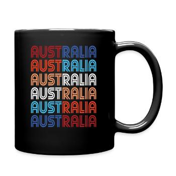 Australia - Full Colour Mug - black - Right