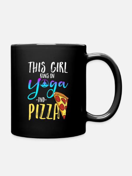 Yoga Chakra Meditation - lustiges Zen und Yoga - Tasse einfarbig - Schwarz