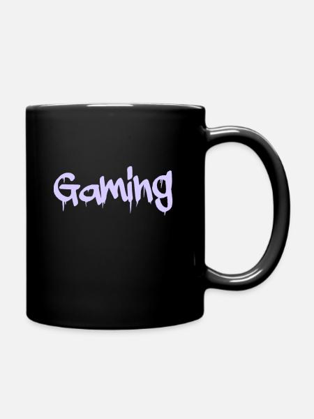 gaming - Tasse einfarbig - Schwarz