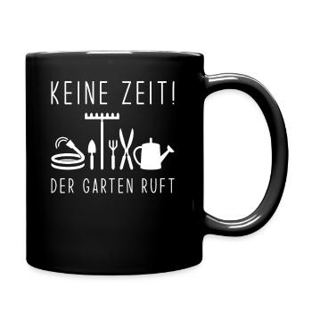 Garten Ruft - Tasse einfarbig - Schwarz - Rechts