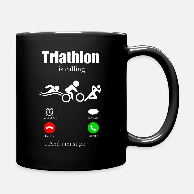 Triathlon - Tasse einfarbig - Schwarz