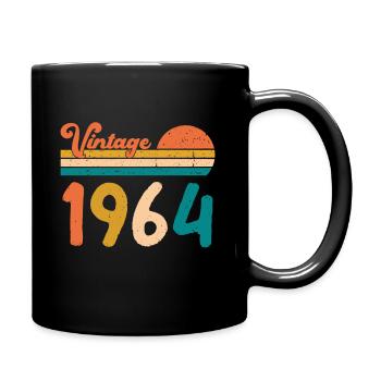Cadeaux d'anniversaire Vintage 1964 en édition limitée - Mug uni - noir - Droite
