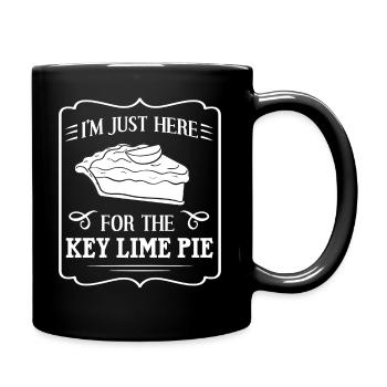 Key Lime Pie Lime Recipe West Florida - Full Colour Mug - black - Right