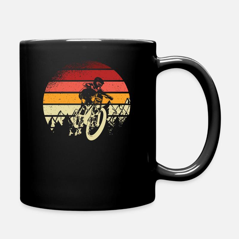 MTB Mountain Mountain Bike BMX Bicycle MTB - Full Colour Mug - black