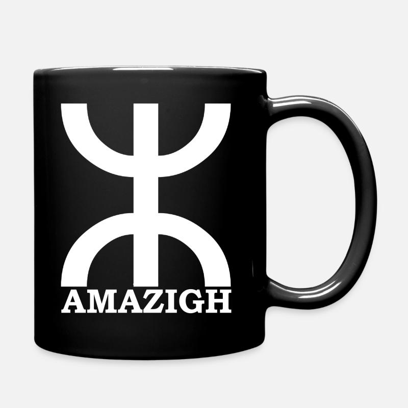 Amazigh-Motiv - Tasse einfarbig - Schwarz
