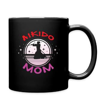 Aikido Mama - Full Colour Mug - black - Right