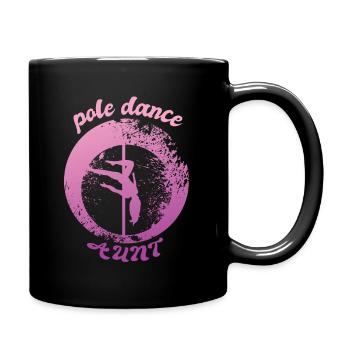 Pole dance tante - Full Colour Mug - black - Right
