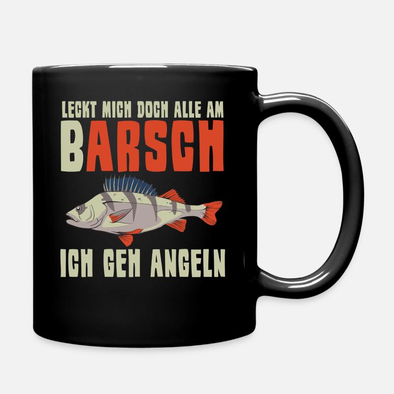 Va te faire foutre pêche - Mug uni - noir